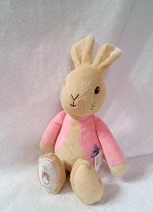 Оригинальная мягкая игрушка кролик флопси (flopsy bunny) от rainbow designs