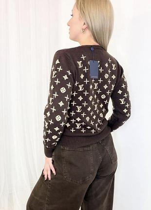 Шоколадний светрик lou’s vuitton