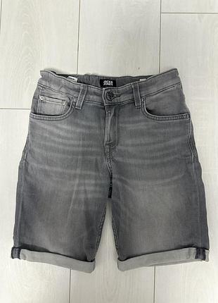 🩶шорти для хлопчика jack&jones сірі 158 см 13 років🤍