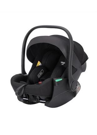 Автокрісло carrello vega lite 0-15 міс розкладне чорне