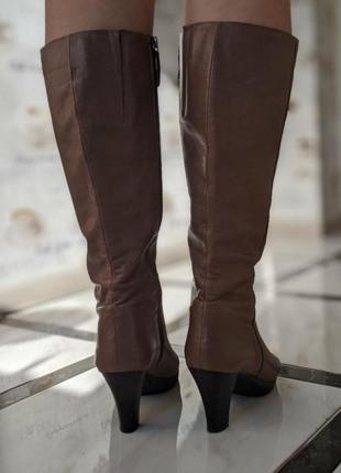 Prada дизайнерские кожаные сапоги сапожки кожаные высокие ботинки весна- осень люкс бренд3 фото