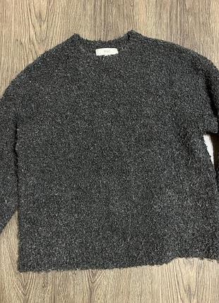 Светр m&s сірий розмір s 3