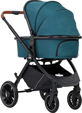 Коляска для ребенка универсальная 3 в 1 freeon joy dark green