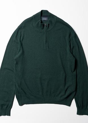 Hackett london  half zip merino cashmere blend sweater [kmh017499]