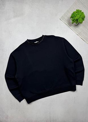 Світшот кофта чоловіча чорна acne studios оригінал l
