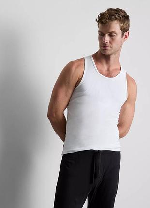 Хлопок slim fit базовая майка primark