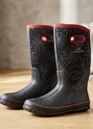 Оригинальные сапоги из лимитированной коллаборации брендов bogs и kathmandu! 🌧️❄️ супер теплые неопреновые сапоги раз.38