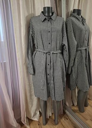 Комфортне з пояском плаття 👗 сорочка