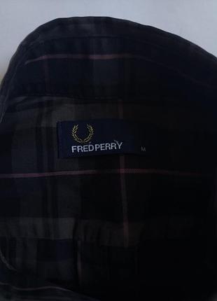 Чоловіча сорочка fred perry у клітинку 3