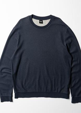 Hugo boss wcover navy blue cotton sweatshirt [kmh017501]