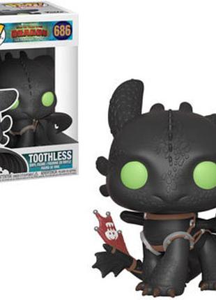 Фигурка funko pop фанко поп how to train your dragon toothless как приручить дракона беззубик httyd t686