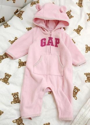 Флисовый комбинезон человечек gap
