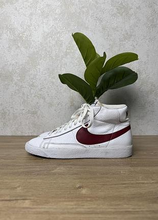 Чоловічі шкіряні кросівки nike blazer розмір 43
