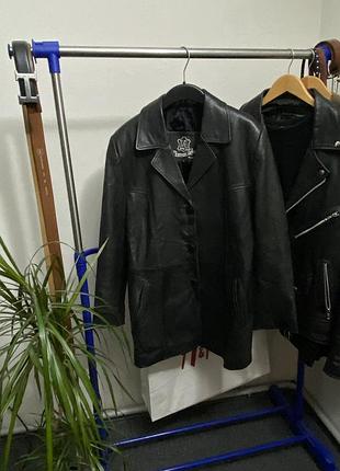 Шкіряний піджак жакет real leather art вінтажний real leather пальто шкіра куртка кожа 3