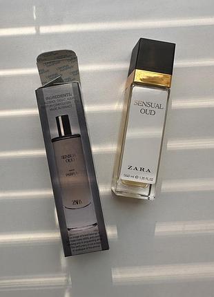 Парфуми zara sensual oud, 40 мл