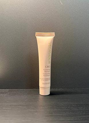 Vegamour gro revitalizing shampoo 15 мл — шампунь для об’єму та зміцнення волосся, сша мініатюра нова