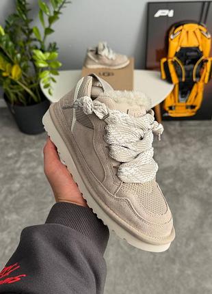 Жіночі угги ugg lowmel sneaker grey 36-41 зима