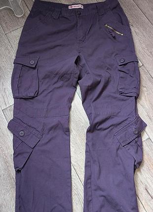 Карго штани opium purple multipocket cargo pants