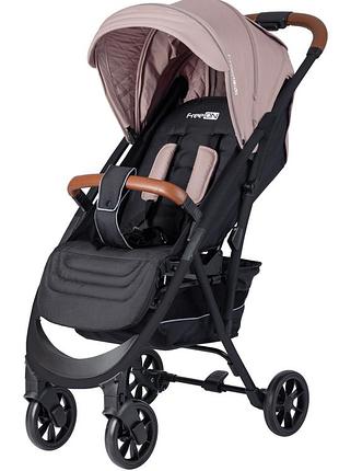 Коляска для дитини прогулочная freeon lux premium beige-black