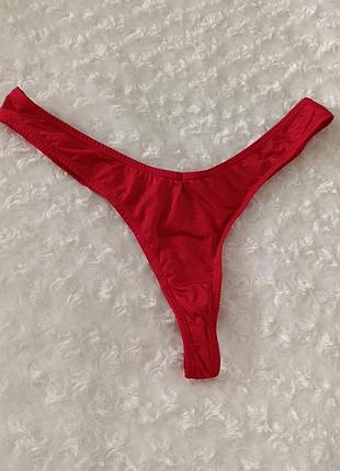 Стринги базовые бикини красные танга primark m м l л 10 12 38 40 46 48