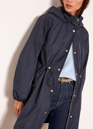 Плащ жіночий massimo dutti синій