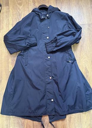 Плащ жіночий massimo dutti синій 10