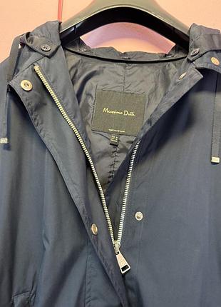 Плащ жіночий massimo dutti синій 2