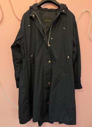 Плащ жіночий massimo dutti синій 4