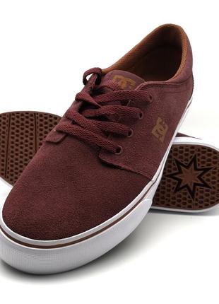 Dc trase sd burgundy, us size 8.5, 41 eur, 26.5 см1 фото