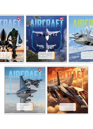 Тетрадь для записей yes aircraft а5 36 листов клетка