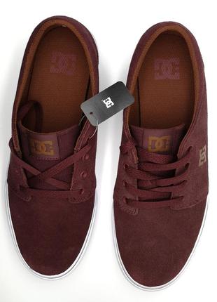 Dc trase sd burgundy, size us 8.5, eur 41.54 фото