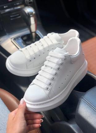 Alexander mcqueen white pearl🆕 шикарні кросівки 🆕 купити накладений платіж