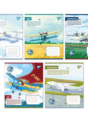Зошит шкільний yes антонов. моделі а5 12 аркушів лінія
