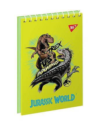 Зошит для записів yes а7 jurassic world 80 аркушів клітинка