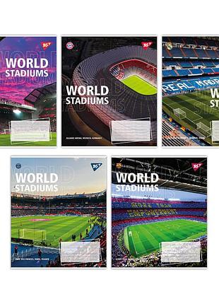 Зошит для записів yes world stadium а5 60 аркушів клітинка