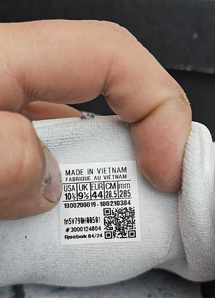 Кожаные кроссовки reebok 44 размер 7