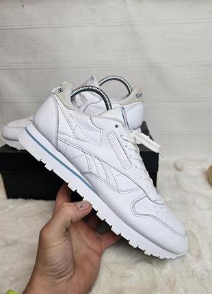 Кожаные кроссовки reebok 44 размер 3