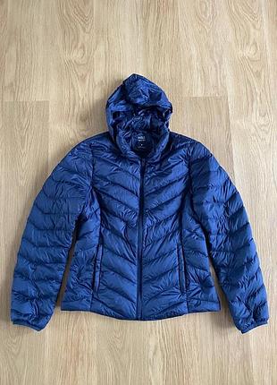 Жіночий мікропуховик marks & spencer синій