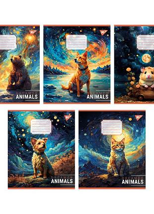 Зошит для записів yes dreamer animals а5 60 аркушів клітинка