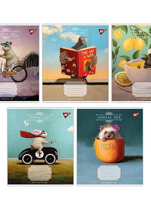 Зошит для записів yes animal art а5 60 аркушів клітинка