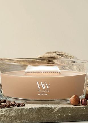 Свічка ароматична woodwick hazelnut roast 453 г