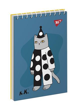 Зошит для записів yes а6 tattoo cats 80 аркушів клітинка