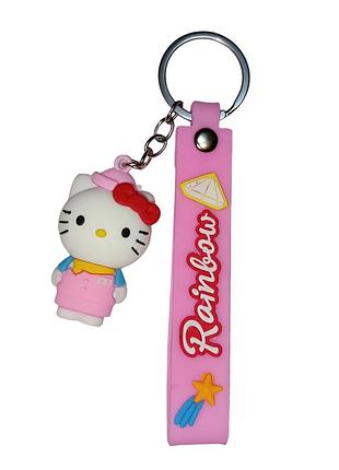 Брелок хеллоу кітті hello kitty рожевий