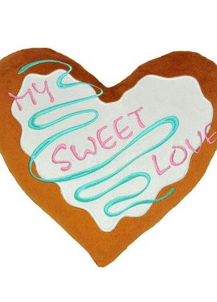 Мягкая подушка сердечко my sweet love