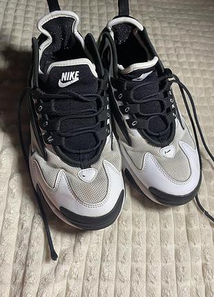 Кросівки nike zoom біло-чорні, розмір 38