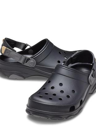 Сабо чоловічі crocs classic all terrain clog чорні 48-49 розмір