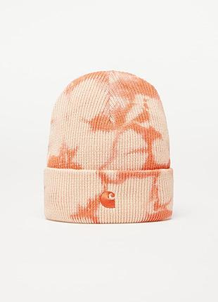 Шапка carhartt wip vista beanie elba/grapefruit