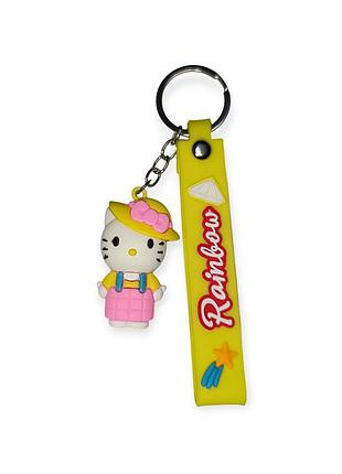 Брелок хеллоу кітті hello kitty жовтий