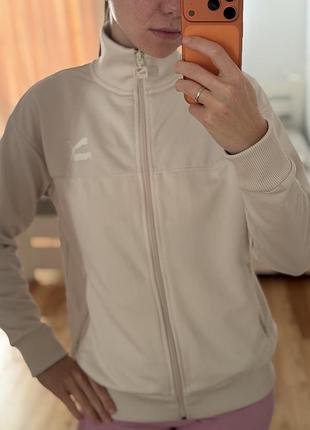 Олімпійка puma жіноча біла молочна s спортивна кофта мастерка