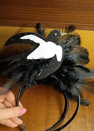 Обруч ластівка весняна птаха hand made